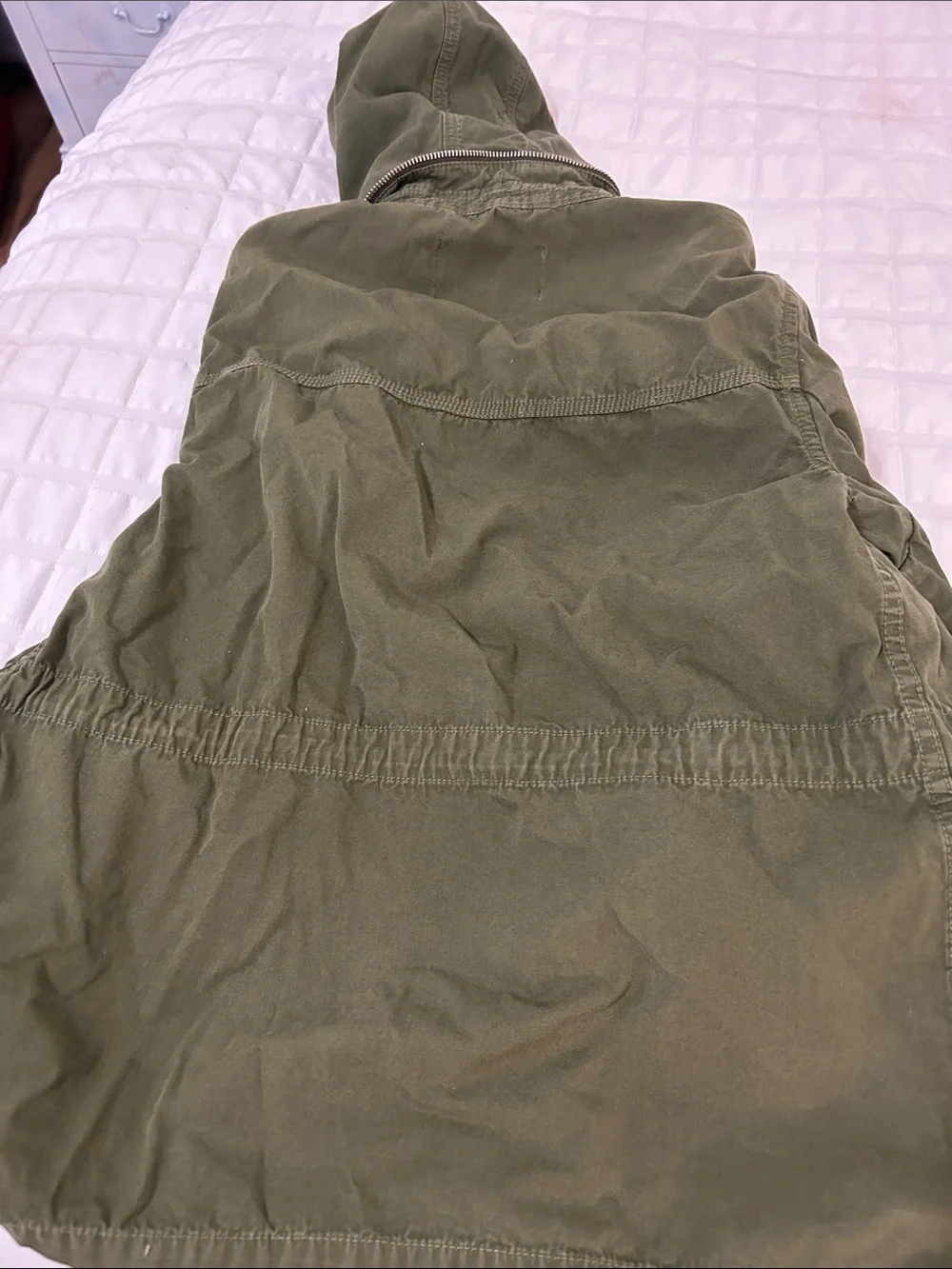 J. Crew Olive Green Hooded Field Jacket